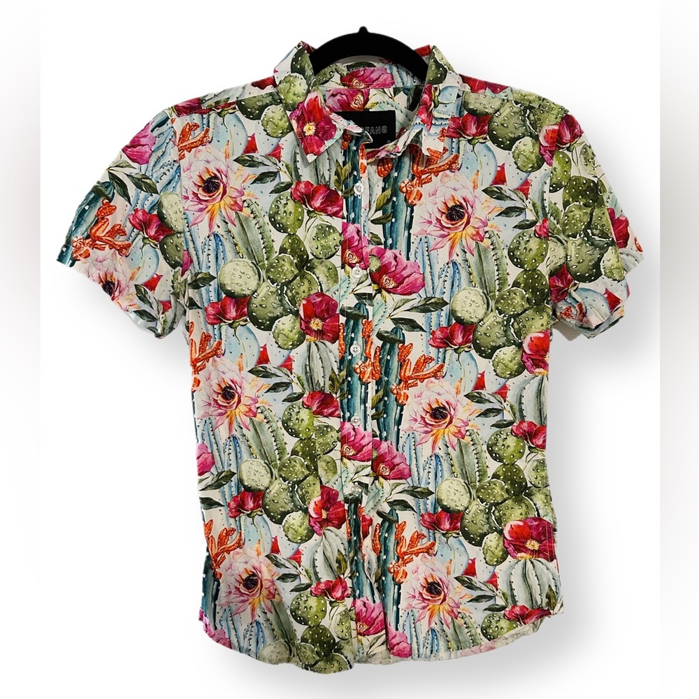 Wildfang Hawaiian Cactus XS Button-Down